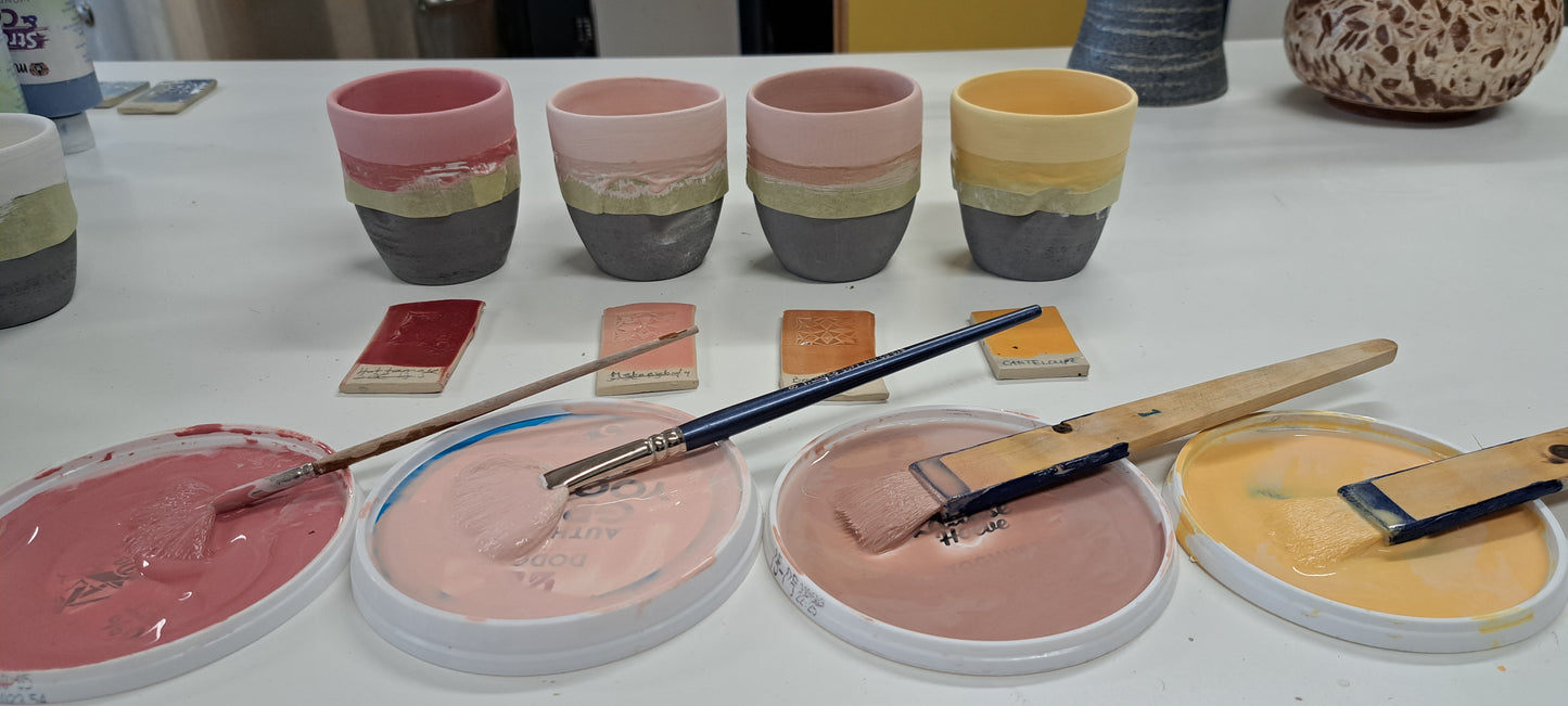 Workshop keramiek decoreren zaterdag 30 mei, 13.00-16.00 uur